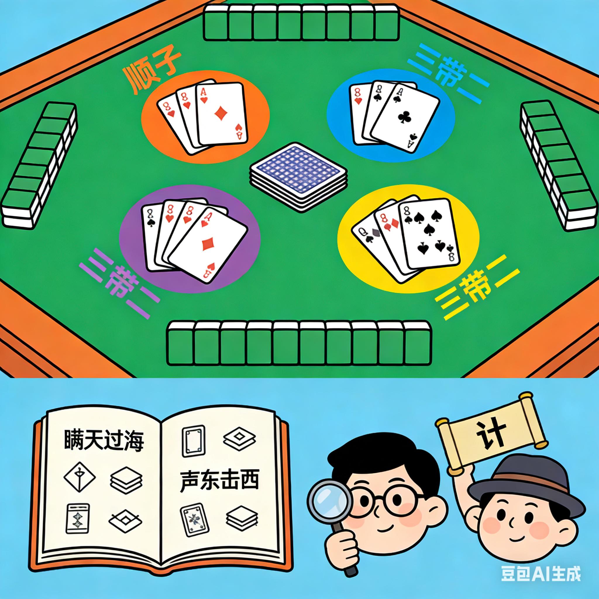 掼蛋心理博弈技巧_掼蛋三十六计实战指南_GG扑克出牌技巧