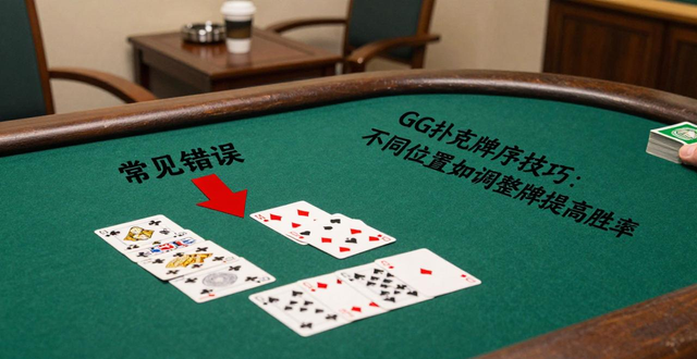 GG扑克牌序技巧：不同位置如何调整起手牌提高胜率