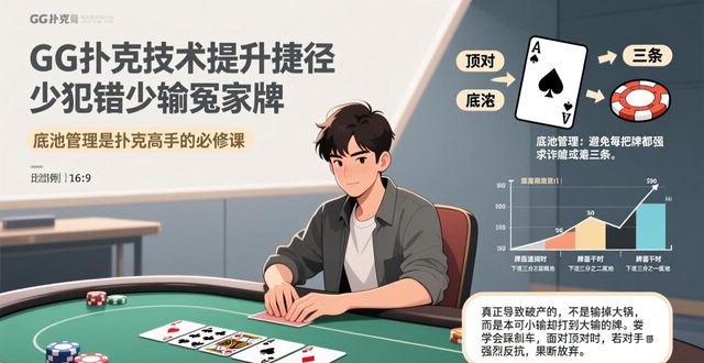 GG扑克技术提升捷径 少犯错少输冤家牌
