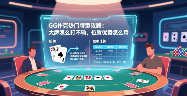 GG扑克热门牌型攻略：大牌怎么打不输，位置优势怎么用