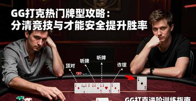 GG扑克热门牌型攻略：分清竞技与才能安全提升胜率
