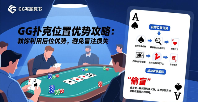 GG扑克位置优势攻略：教你利用后位优势，避免盲注损失