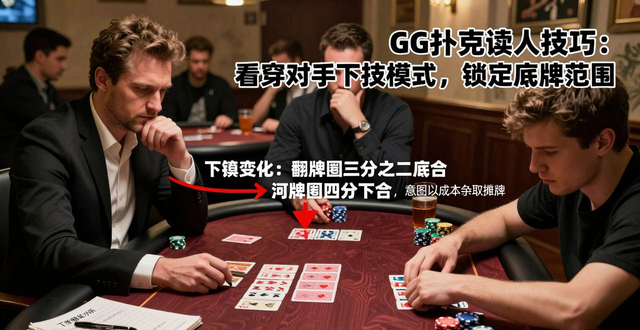 GG扑克读人技巧：看穿对手下注模式，锁定底牌范围