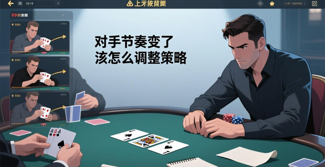 GG扑克节奏把控技巧 线上牌局如何掌握主动权