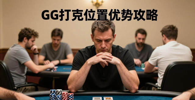 GG扑克位置优势攻略：后位偷盲前位紧，新手必学赢钱技巧