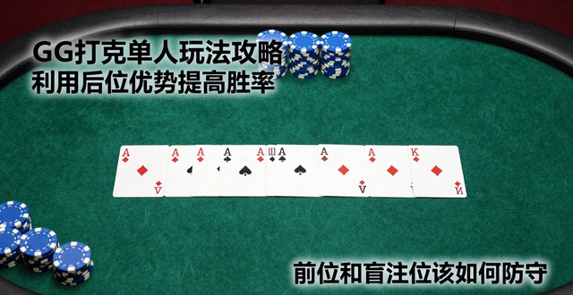 GG扑克单人玩法攻略 利用后位优势提高胜率