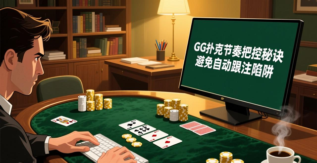 GG扑克节奏把控秘诀 避免自动跟注陷阱