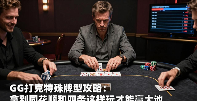 GG扑克特殊牌型攻略：拿到同花顺和四条这样玩才能赢大池