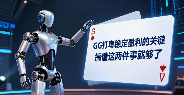 GG扑克稳定盈利的关键 搞懂这两件事就够了