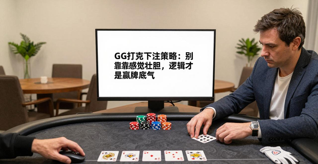 GG扑克下注策略：别靠感觉壮胆，逻辑才是赢牌底气