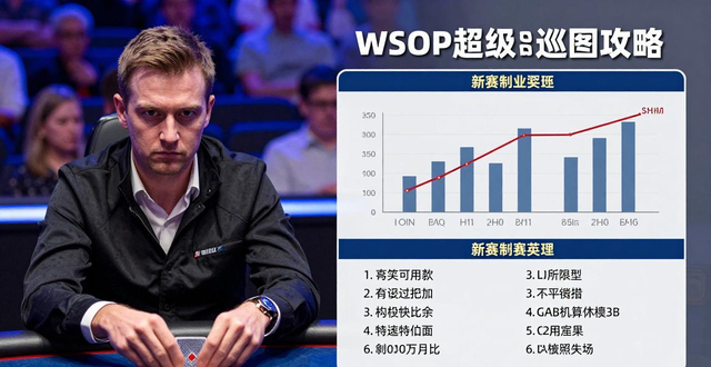 GG扑克3月WSOP超级巡回赛攻略：怎么选比赛和管理资金