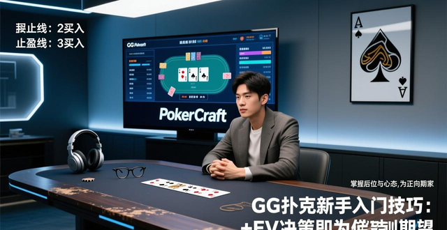 GG扑克新手入门技巧：掌握后位与心态，告别鱼玩家