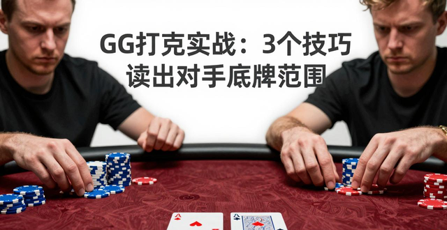 GG扑克实战：3个技巧读出对手底牌范围