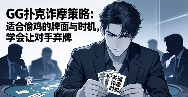 GG扑克诈唬策略：适合偷鸡的牌面与时机，学会让对手弃牌