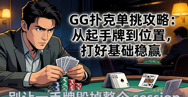 GG扑克单挑攻略：从起手牌到位置，打好基础稳赢