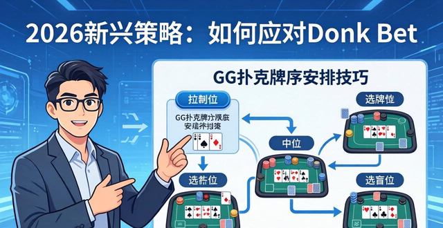 GG扑克牌序安排技巧：不同位置怎么选牌，新手常犯哪些错