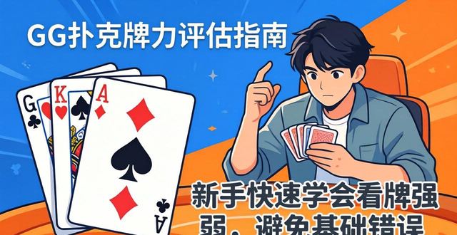 GG扑克牌力评估指南：新手快速学会看牌强弱，避免基础错误