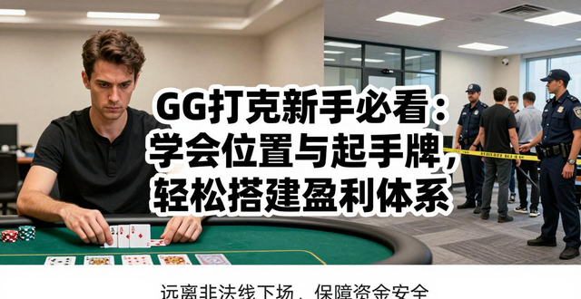 GG扑克新手必看：学会位置与起手牌，轻松搭建盈利体系