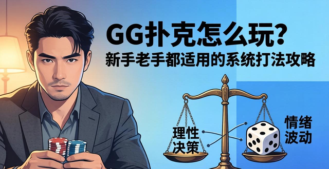 GG扑克怎么玩？新手老手都适用的系统打法攻略