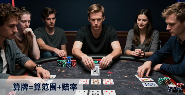 GG扑克算牌其实是在算范围 赔率这样算就对了