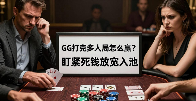 GG扑克多人局怎么赢？盯紧死钱放宽入池