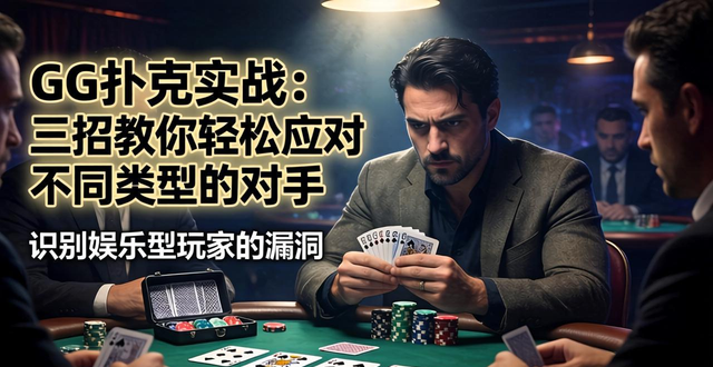 GG扑克实战：三招教你轻松应对不同类型的对手