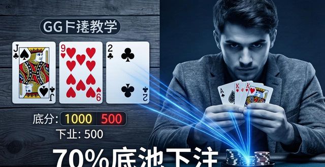 GG扑克出牌技巧 新手必学的线上位置与下注策略