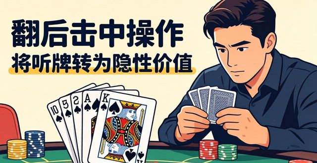 GG扑克中同花连张怎么玩 新手必学的边缘牌价值深挖