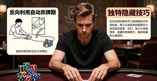 GG扑克游戏节奏揭秘 三招掌握德州扑克节奏打法
