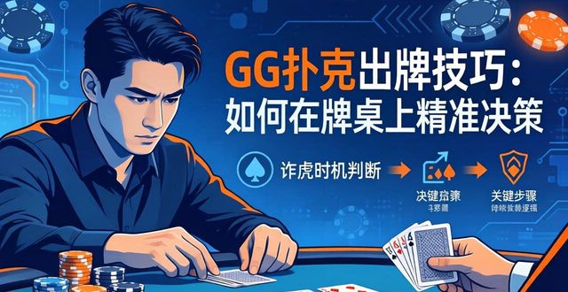 GG扑克出牌技巧：如何在牌桌上精准决策