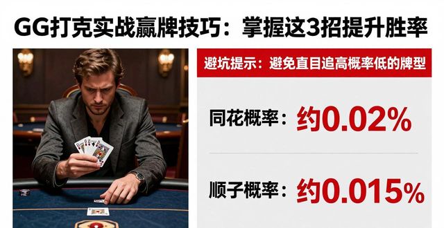 GG扑克实战赢牌技巧：掌握这3招提升胜率