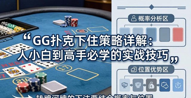 GG扑克下注策略详解：从小白到高手必学的实战技巧