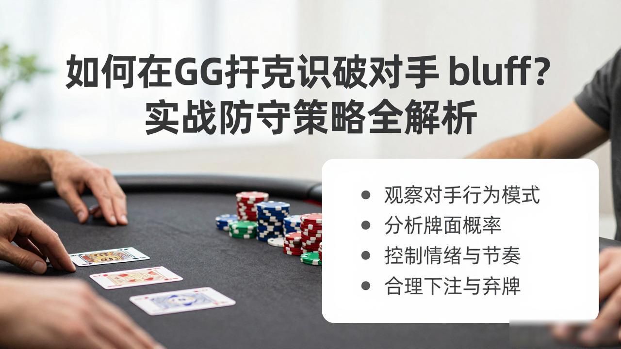 扑克骗术_扑克牌欺骗_GG扑克应对诈唬方法