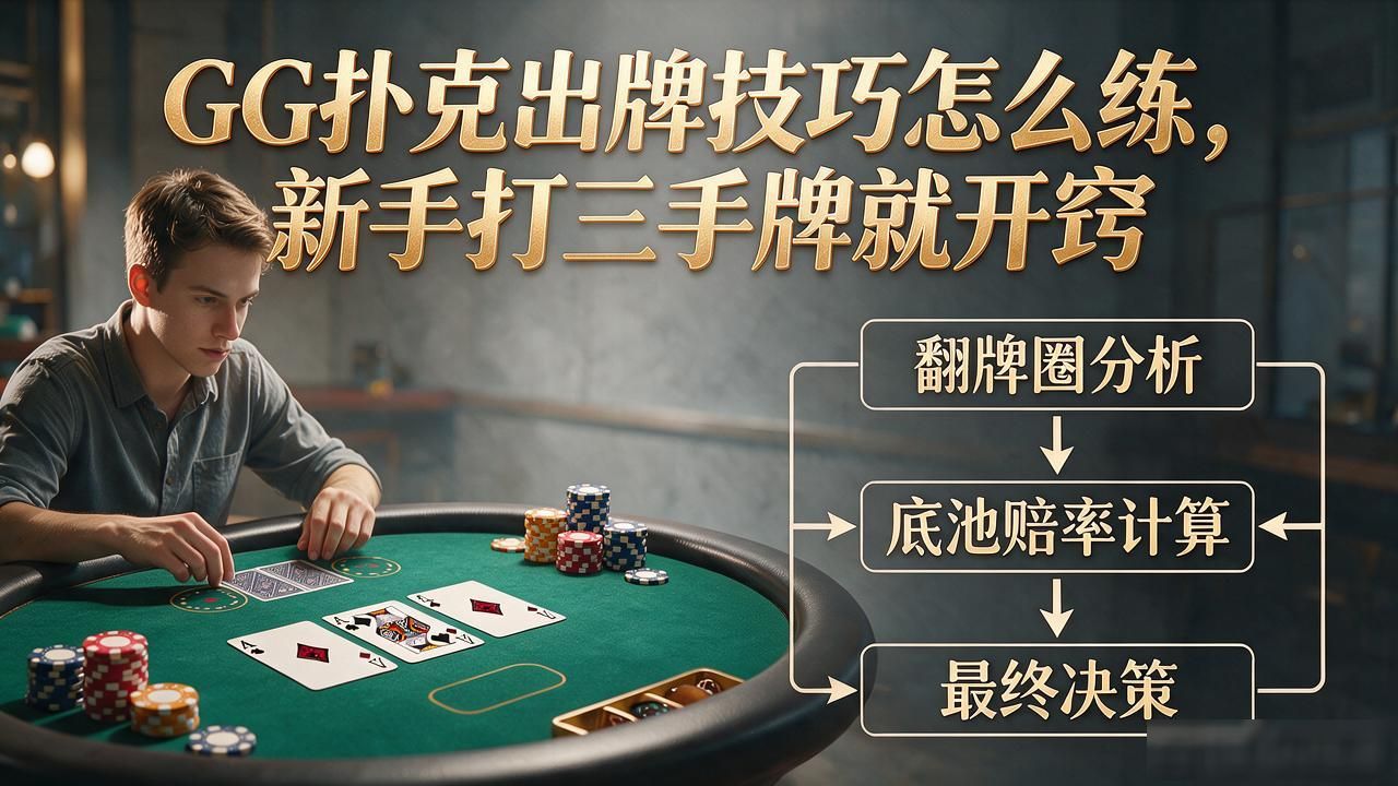 GG扑克出牌技巧怎么练，新手打三手牌就开窍